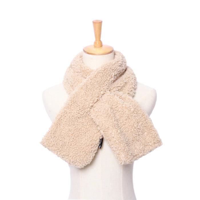 foulard femme beige