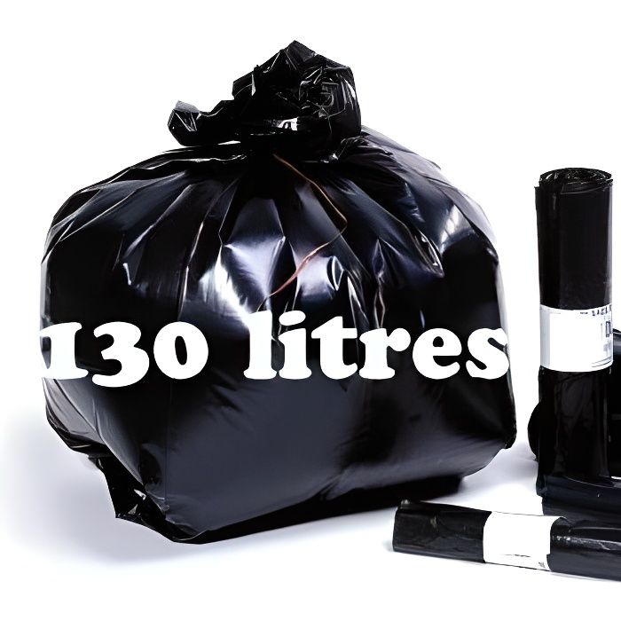 Sacs poubelle Grande résistance - 330 litres - 100 sacs poubelles