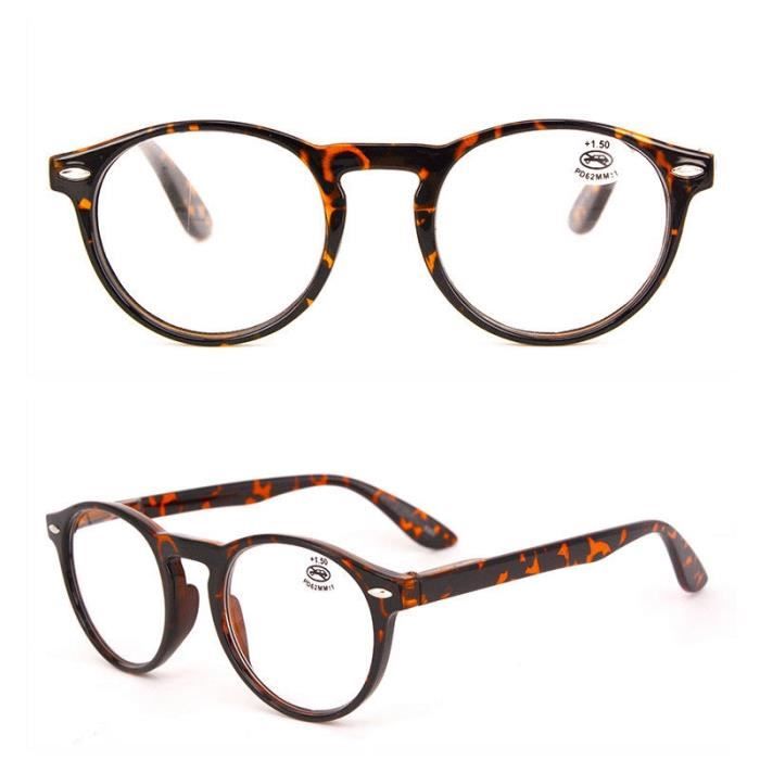 Lunettes Loupe De Lecture +2.00 Dioptrie - Monture Noire, Unisexe, Neuve Avec Boîte