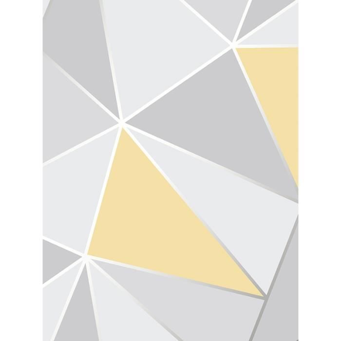 Téléchargement gratuit Images Apex Geometrique Papier Peint Jaune Et Gris Beaux Decor Fd41991 le plus cool par
