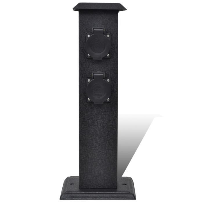 Cache 4Prise Couleur Dore : Silver Trimmed Black White ...