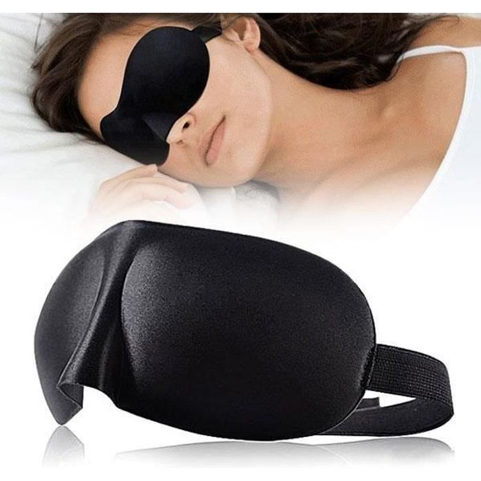 Masque de sommeil en soie 3PCS masque de voyage pour les yeux avec bouchon doreille gratuit et sangle ajustable pour les hommes et les femmes Couvre-yeux noir+rose+lavande