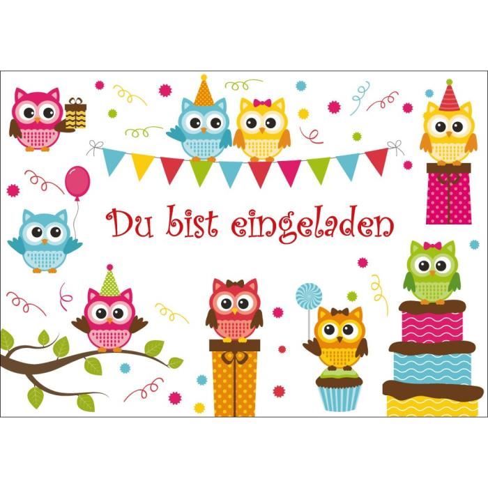 Edition Colibri Lot De 10 Cartes D Invitation Pour Anniversaire Fete D Enfant En Allemand Motif Hiboux Mignons Achat Vente Faire Part Invitation Edition Colibri Lot Cdiscount Edition Colibri Lot De 10 Cartes D Invitation Pour Anniversaire Fete D Enfant En Allemand Motif Hiboux Mignons Achat Vente Faire Part Invitation Edition Colibri Lot Cdiscount
