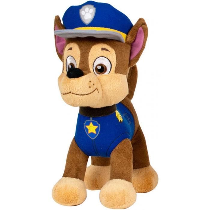 Peluche Pat Patrouille 41 Cm Chien Chase Peluche Enfant Doudou Licence Paw Patrol Cdiscount Jeux Jouets