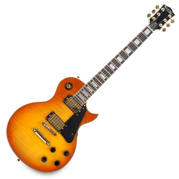 Rocktile Pro L-200OHB Guitare Électrique Orange Honey Burst