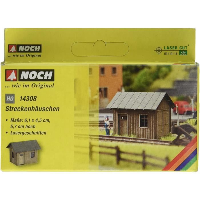 Kit MKD HO - Cabane De Bord De Voie / Platelayer Hut 672 - Non Assemblé