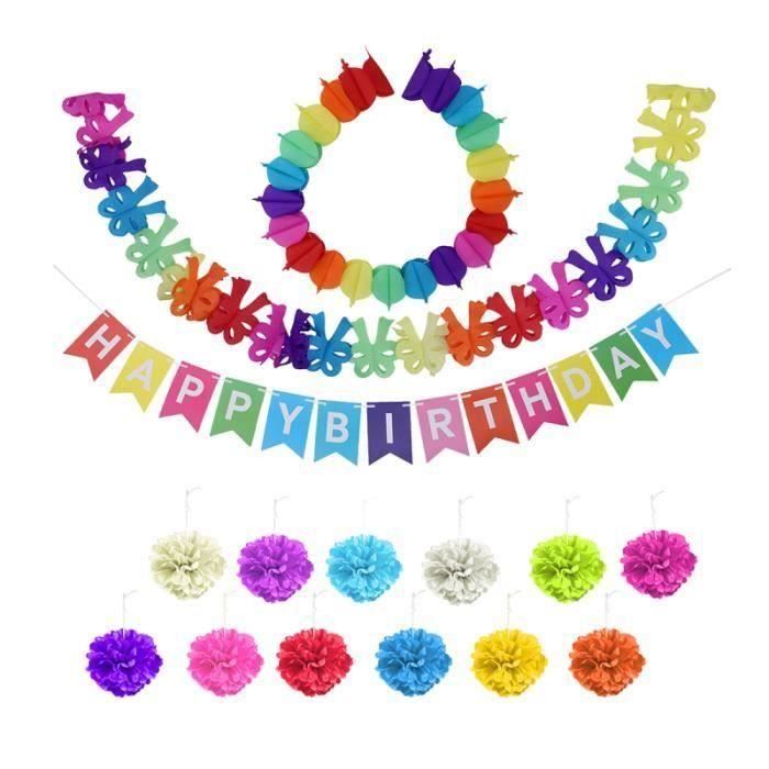 15 Pcs Joyeux Anniversaire Arc En Ciel Banniere Tissu Poms Anniversaire Fete Fournitures Anniversaire Drapeau Papier Fleur Boule Achat Vente Balle Boule Ballon Cdiscount 15 Pcs Joyeux Anniversaire Arc En Ciel Banniere Tissu Poms Anniversaire Fete Fournitures Anniversaire Drapeau Papier Fleur Boule Achat Vente Balle Boule Ballon Cdiscount