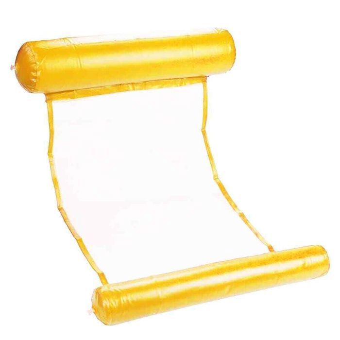 Hamac Gonflable De Piscine 130x70 Cm – 4 En 1 : Chaise Longue, Bouée, Hamac Ou Flotteur