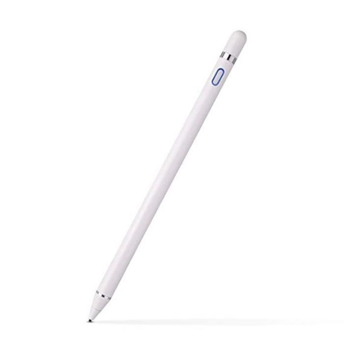 Stylet pour Apple iPad Mini - Pro - Air Pas de retard de dessin Anti Touch  par erreur Touch Pen Soft Fibre Pointe blanc - Cdiscount Informatique