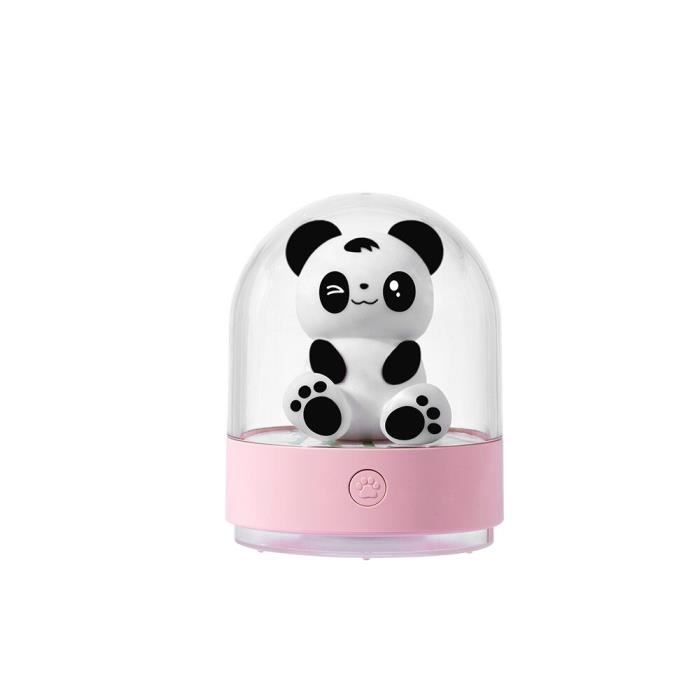 Lampe De Nuit En Forme De Panda Mignon, Rvb, Couleur Changeante, Aromathérapie, Veilleuse Pour