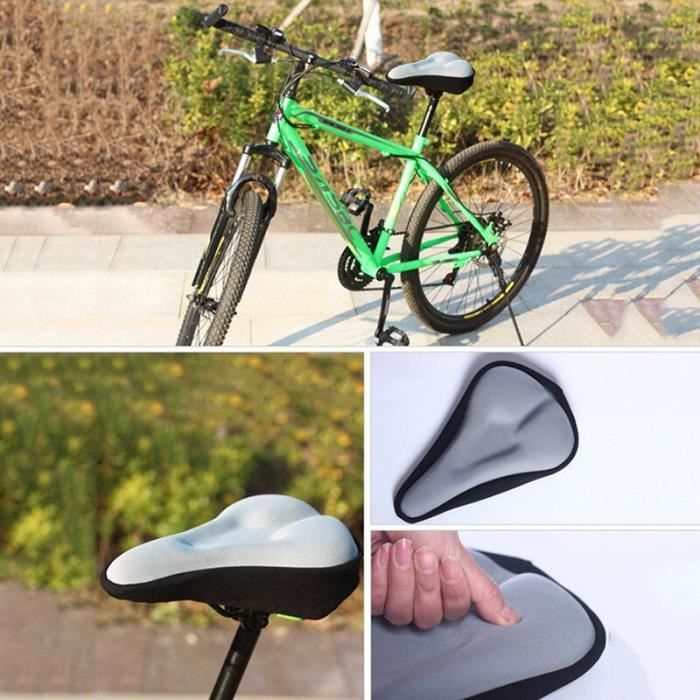 Housse De Selle Vélo Gel Silicone - Coussin Amovible Et Souple - Occasion