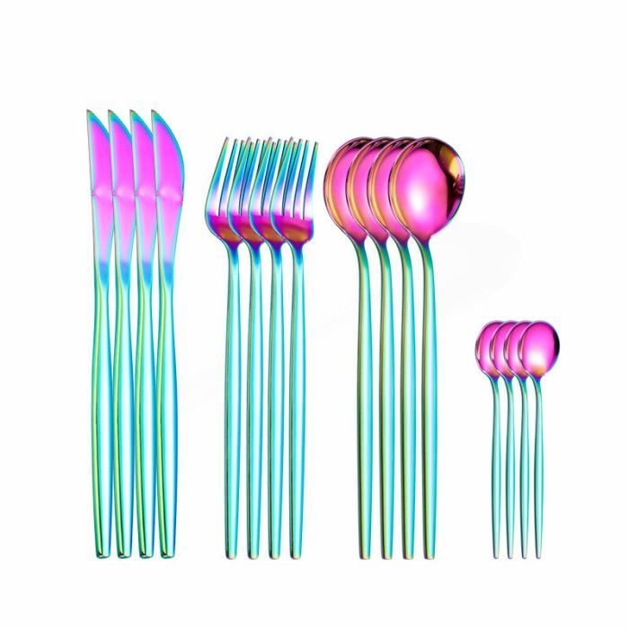 Ensemble De Couverts En Acier Inoxydable 60 Pièces, Service Pour 12-Homary