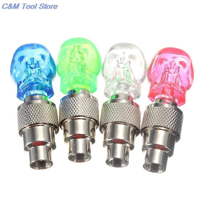 HEIBTENY Lot De 4 Bouchons De Valve TPMS Avec Indicateur De Pression - 3 Couleurs Pour Voiture Et Moto (2.4 Bar) Capuchon TPMS 3 Yeux Couleur