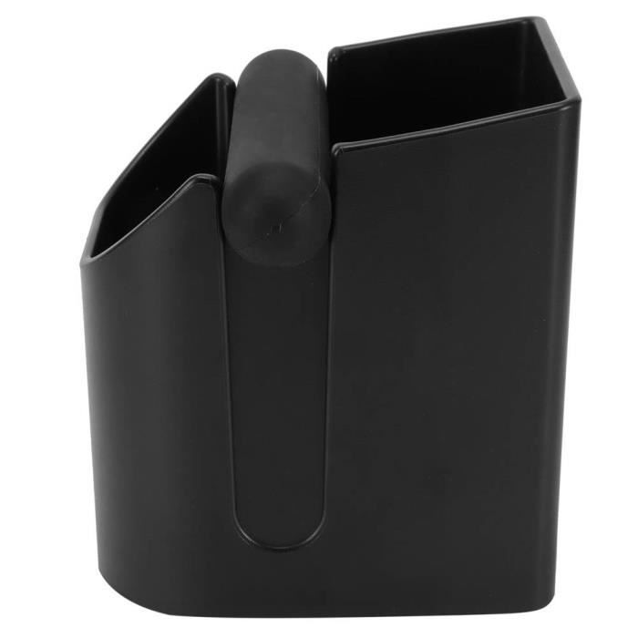 Knock Box Café Café Knock Box Bar Fournitures De Café Conteneur De Motifs Durables Poubelle De Café Bar Café Pour Le Bureau(Black) Barre De Frappe Cafe Barre De Frappe Marc A Cafe