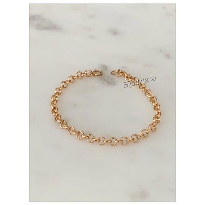 Chaîne Jaseron 2 mm Or 18K 50 cm | Alda
