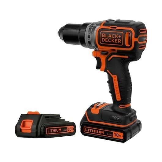 Perceuse Visseuse Sans Fil Black+Decker BL186K1B2-QW – 18V, 2 Batteries, Brushless
