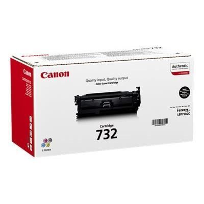 Cartouche de toner CANON 732-BK Noir - Capacité standard 6100 pages