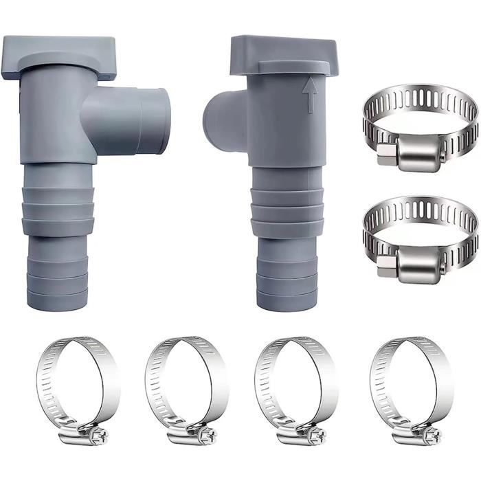 Robinet D'arrêt Pour Piscine 32 Mm – Vanne De Maintenance, Raccord Tuyau PVC