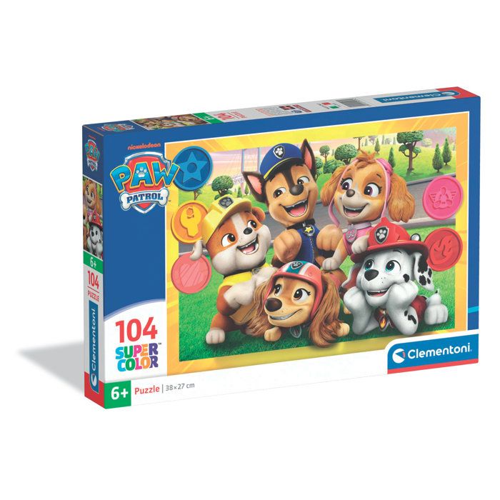 Puzzle 104 pièces Clementoni Paw Patrol 38 x 27 cm Super Color Neuf - vue 4