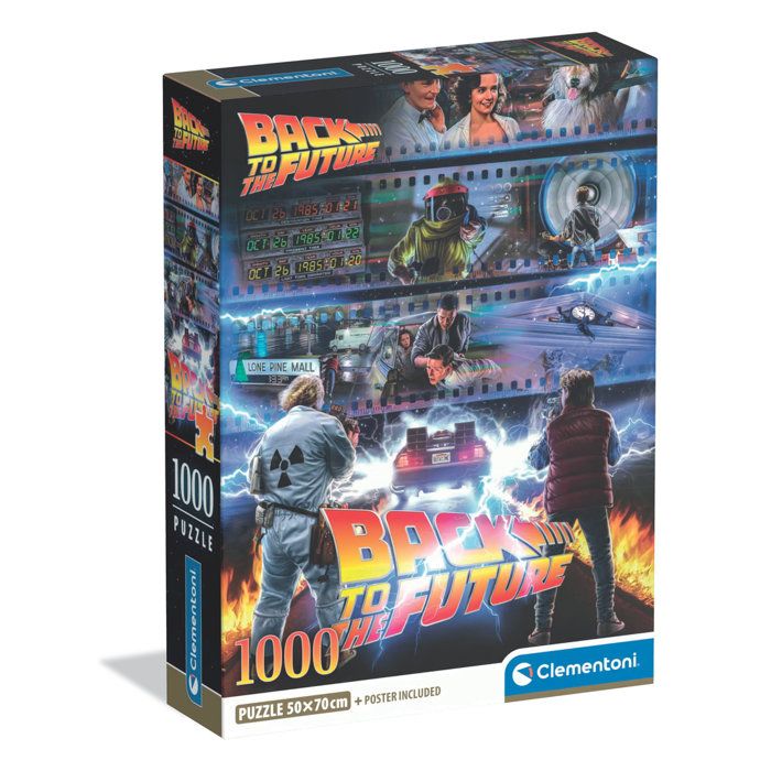 Puzzle 1000 pièces : Back to the future Clementoni Puzzles - vue 3