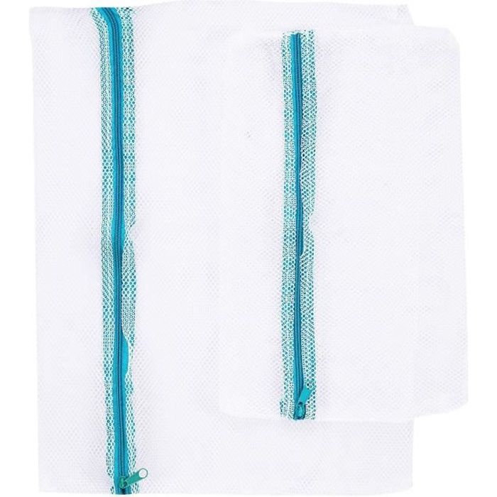 2 filets de lavage refermables - 2 Tailles différente - Couleur aléatoire - Vendu à lunité