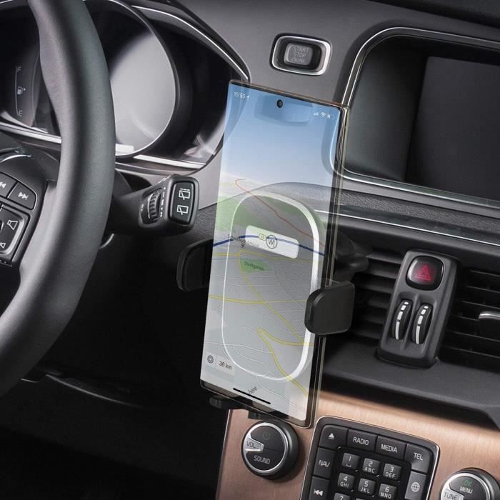 Support Téléphone Universel Pour Voiture - Fixation Sur Ventilateur, Neuf, Taille Unique