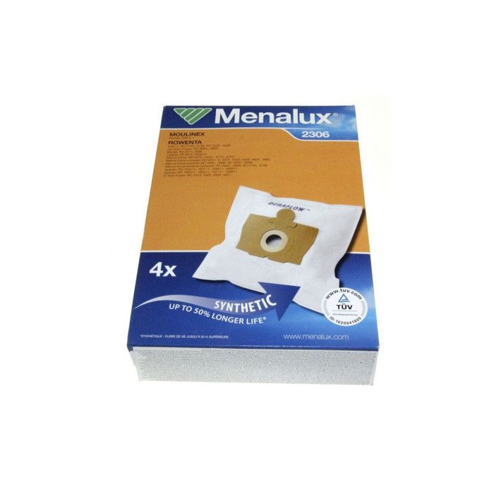 Sacs Aspirateur Rowenta 2306 – Lot de 4, Compatible Plusieurs Modèles - vue 2