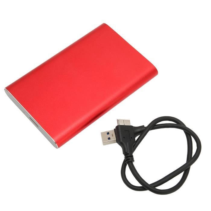 Disque externe SSD portable, disque dur externe facile à utiliser pour les  informatique interne Argent Blanc 500 Go Rouge 500 Go - Cdiscount  Informatique