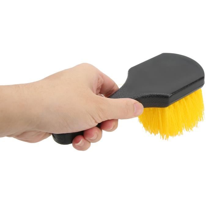 Brosse Nettoyage Roues Mères - Poils Doux Anti-Rayures - Poignée Ergonomique