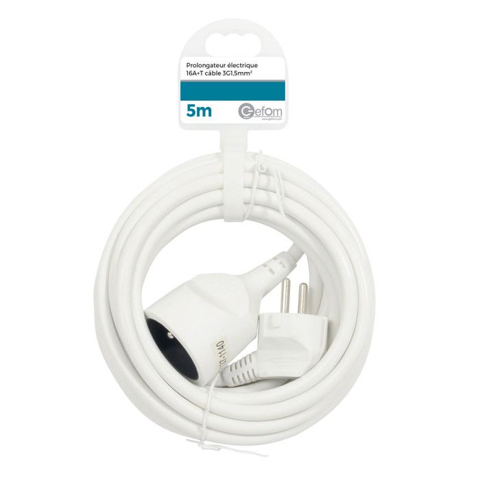 Rallonge électrique 12V - Longueur 5 M, 7 Conducteurs - Pour Remorque, Camping, Alimentation 12V - Prise Standard Remorquage