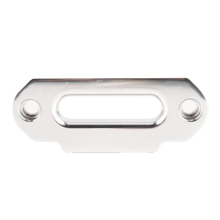 Hawse Fairlead Aluminium Noir 15,2 Cm Pour Treuil Câble Synthétique ATV - Kit Montage Inclus