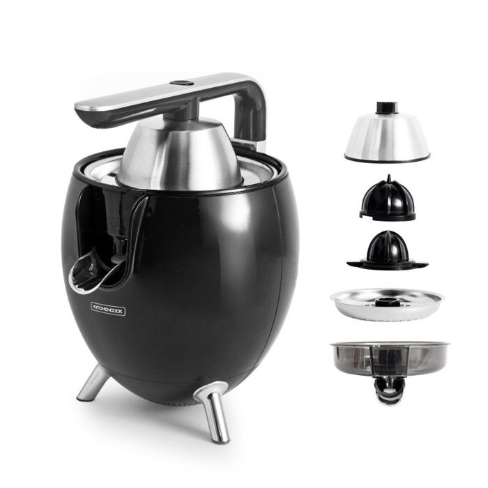 TM Electron Presse-agrumes électrique - Carafe 700 Ml, 2 Cônes, Réglage De Pulpe, 40W - Rapide Et Facile à Nettoyer, Idéal Pour Toute La Famille - 10