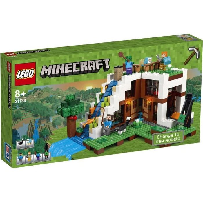 Acheter LEGO® Minecraft 21134 La Base Sous La Cascade Reconditionné - 274,99 € LEGO® Minecraft 21134 La Base Sous La Cascade Reconditionné - Lego reconditionné disponible sur Cdiscount Seconde Vie