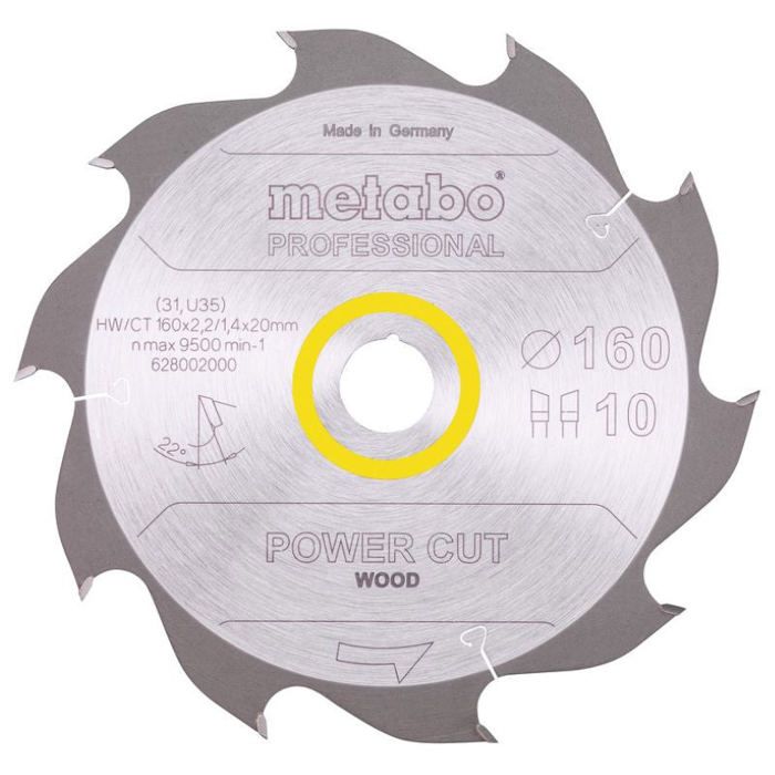 Lame de scie circulaire HW/CT 315x3x30 mm 24 WZ Metabo | Leroy Merlin