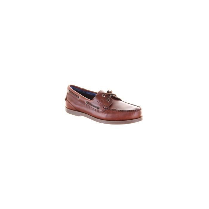 Chaussure bateau homme Chatham DECK G2 Chesnut Cuir Noisette