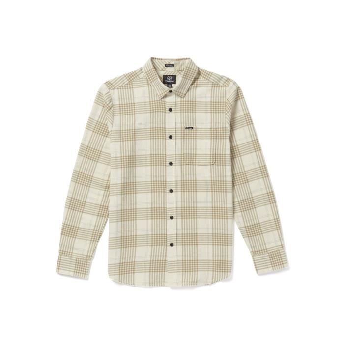 Chemise Homme Volcom Loreno En Flanelle à Carreaux - Manches Longues - Taille M - Neuf Avec étiquette