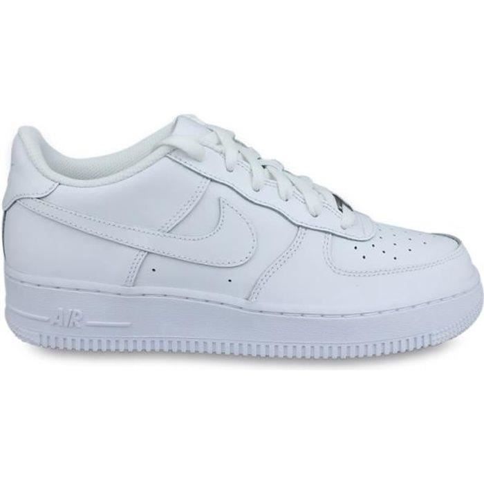 Basket Nike Air Force 1 Le Junior Blanc blanc Blanc Cdiscount