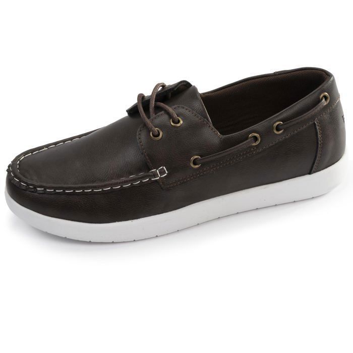 Isotoner Isotoner Mocassins très confortables et faciles a enfiler marron homme