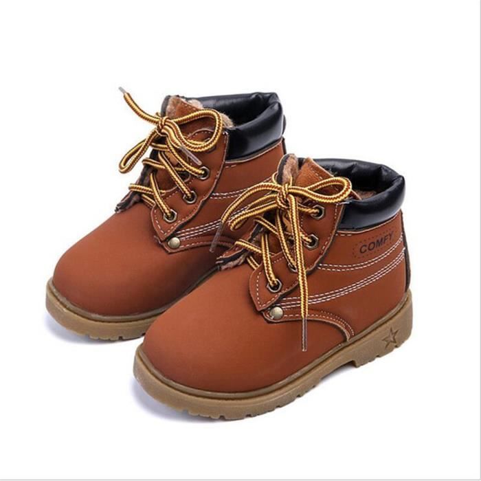 Enfant Bottines Marque De Luxe hiver Confortable Nouvelle Mode