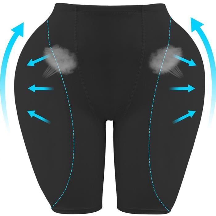 Faux Coussinets Hanches Et Fessier - Culotte Gainante Rembourrée Pour Silhouette Sablier