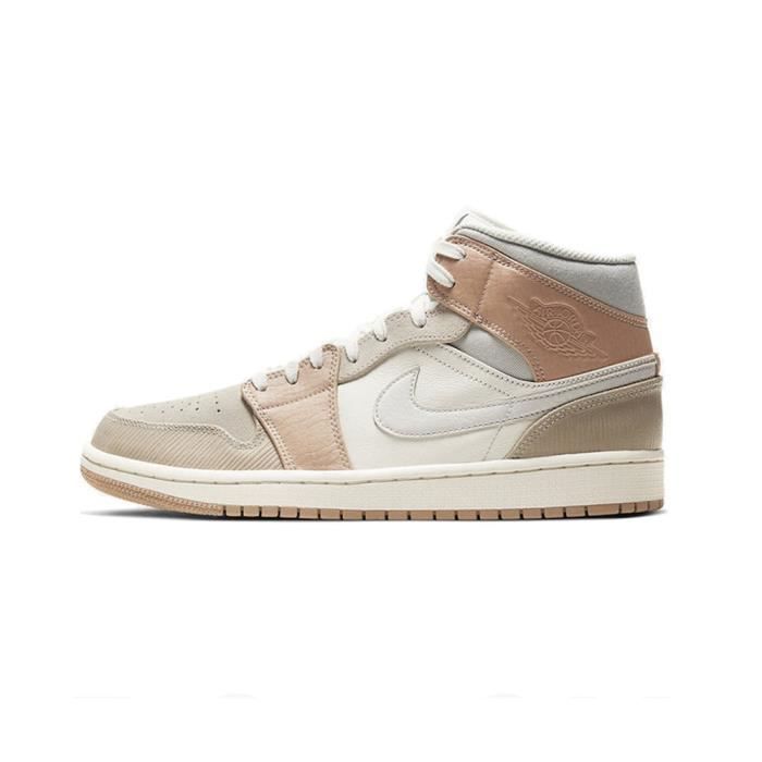 Basket Air Jordan 1 Mid Milan pour hommes et femme Marron - Cdiscount  Chaussures