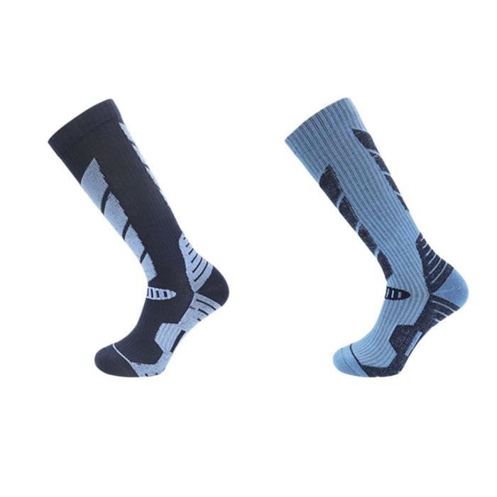 Chaussettes De Ski Black Crevice - Unisexe - Respirantes & Avec Rembourrage Spécial - 1 Paire