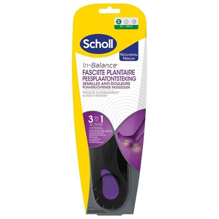 Semelles Scholl Semelles Anti Douleurs Fasciite Plantaire Taille S