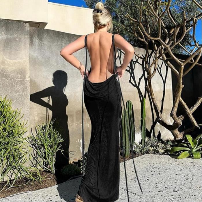 Robe dos top nu soirée classe