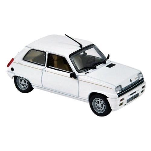 Voiture miniature Renault 5 Lauréate Turbo - NOREV - Échelle 1/43 - Blanc