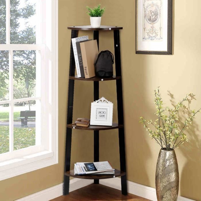 Etagere D Angle Vintage Meuble De Rangement Pour Bureau A 4