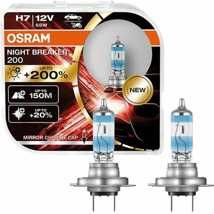 OSRAM Ampoule, projecteur longue portée H7 12V