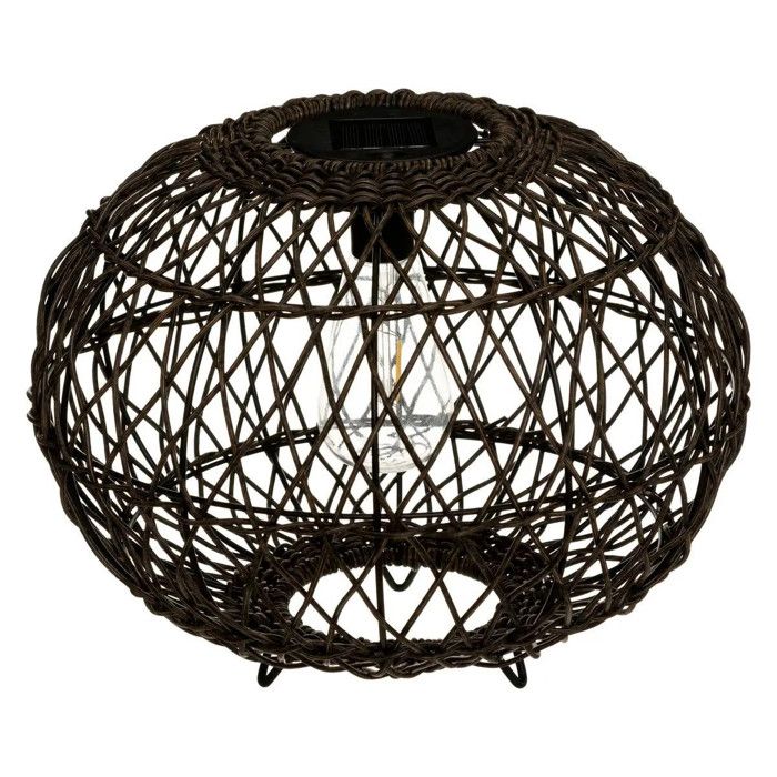 Lampe à Poser Design Boule Solaire 31cm Naturel