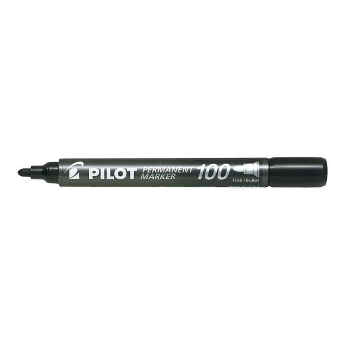 Pilot 100 Marqueur permanent noir 1 mm fin - Cdiscount Beaux-Arts et  Loisirs créatifs
