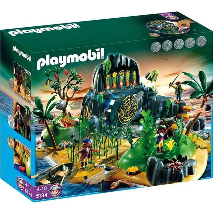 PLAYMOBIL 5134 Ile Mystérieuse des Pirates